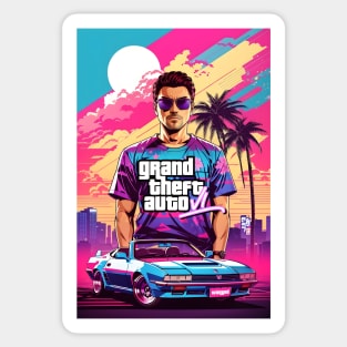 grand theft auto 6 -005 Sticker